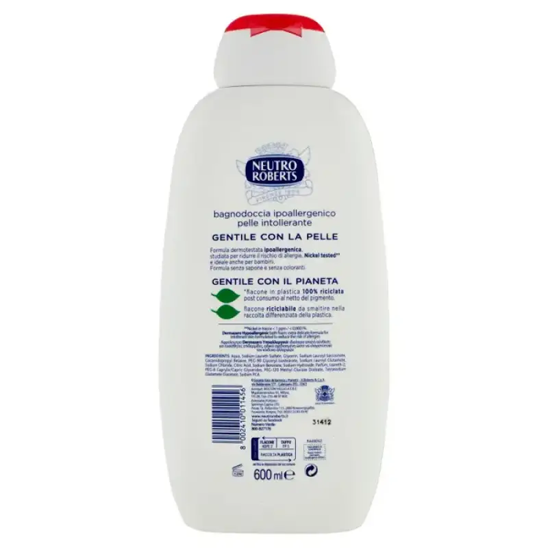 Neutro Roberts Dus Spuma de Baie Hipoalergenic Dermazero 600 ml Bax 3 buc.